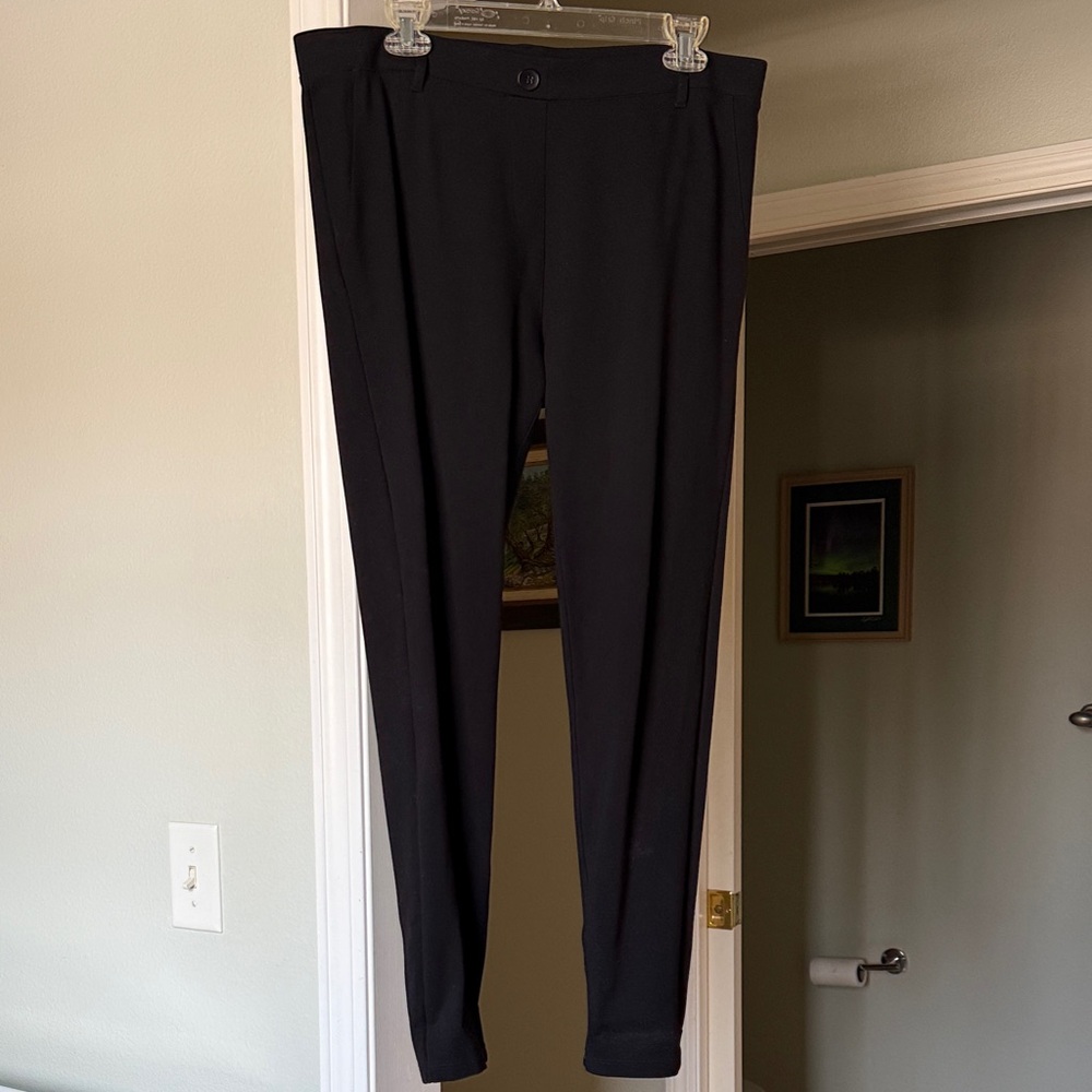 Betabrand Women's Classic Black Flare Pants